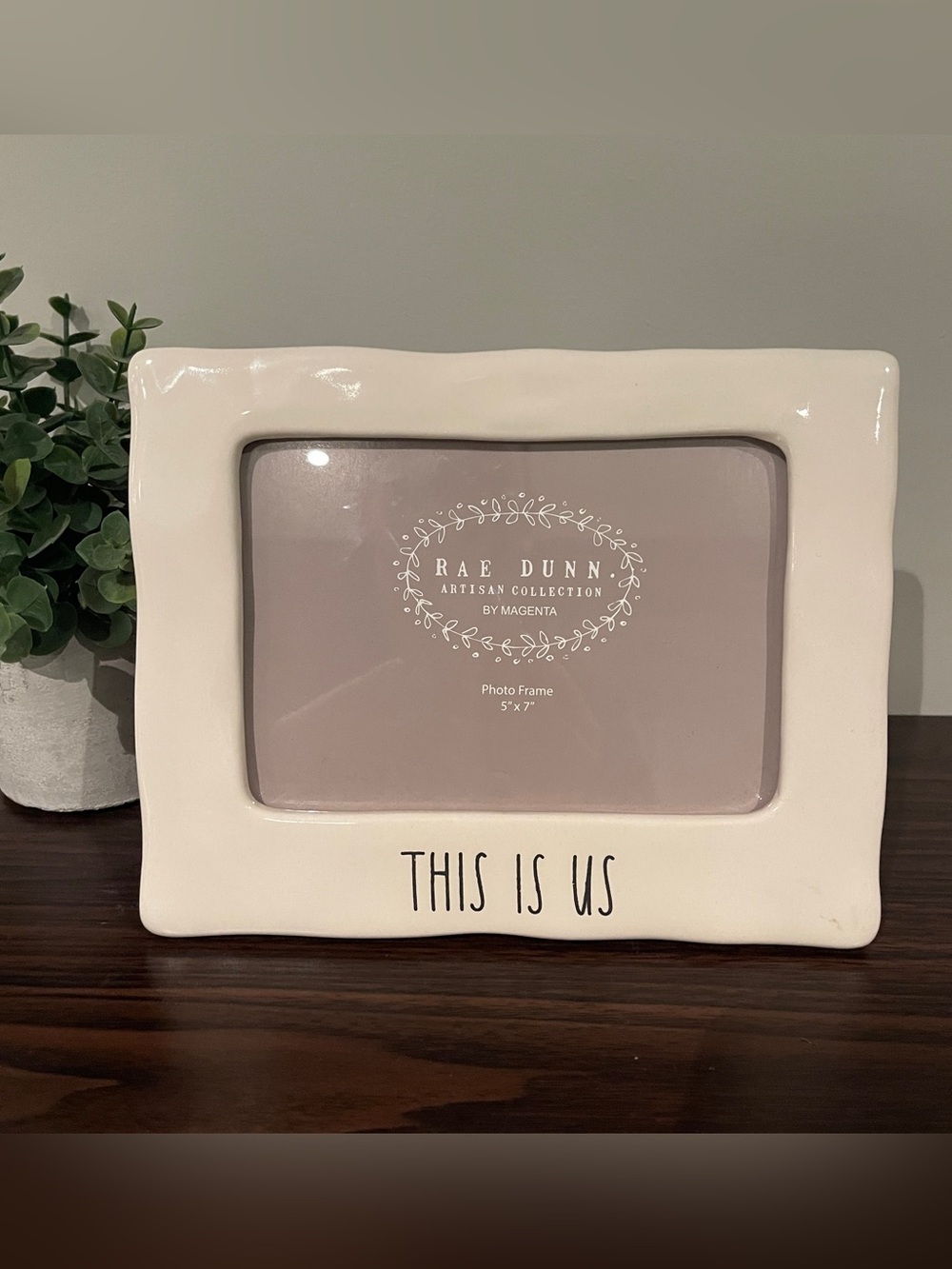 RAE DUNN THIS IS US CERAMIC PICTURE FRAME